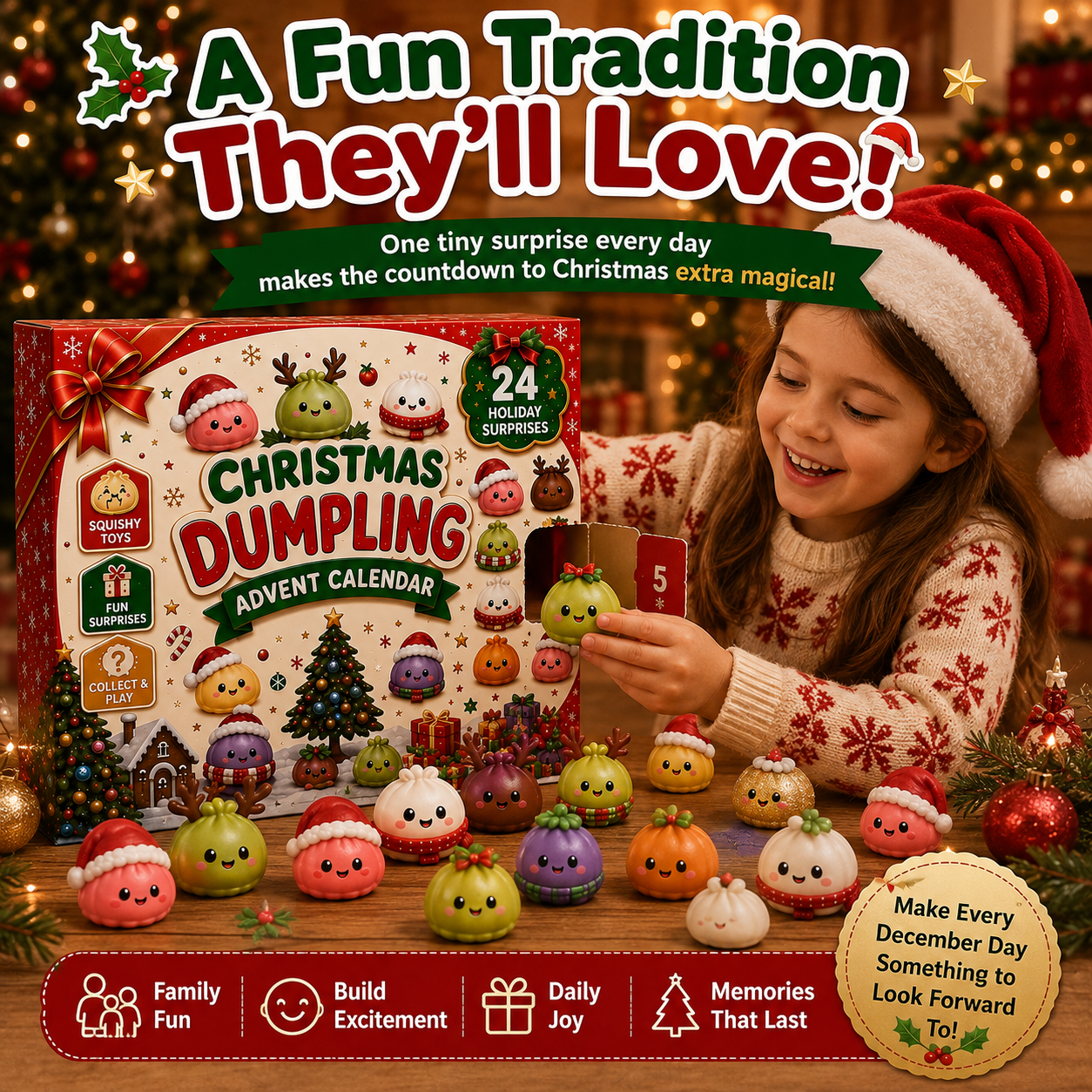 Christmas Mini Squishies Advent Calendar 2026
