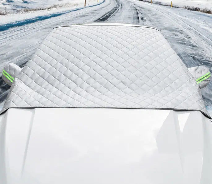 🚗 No More Scraping or Scorching – Magnetic Windshield Cover for Sun, Snow & Frost, Fits Cars, SUVs & Trucks