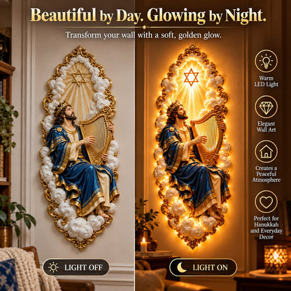 ✡️Last Day 49%Off💎Jewish Heritage Illuminated Wall Art – High Priest Inspired Design