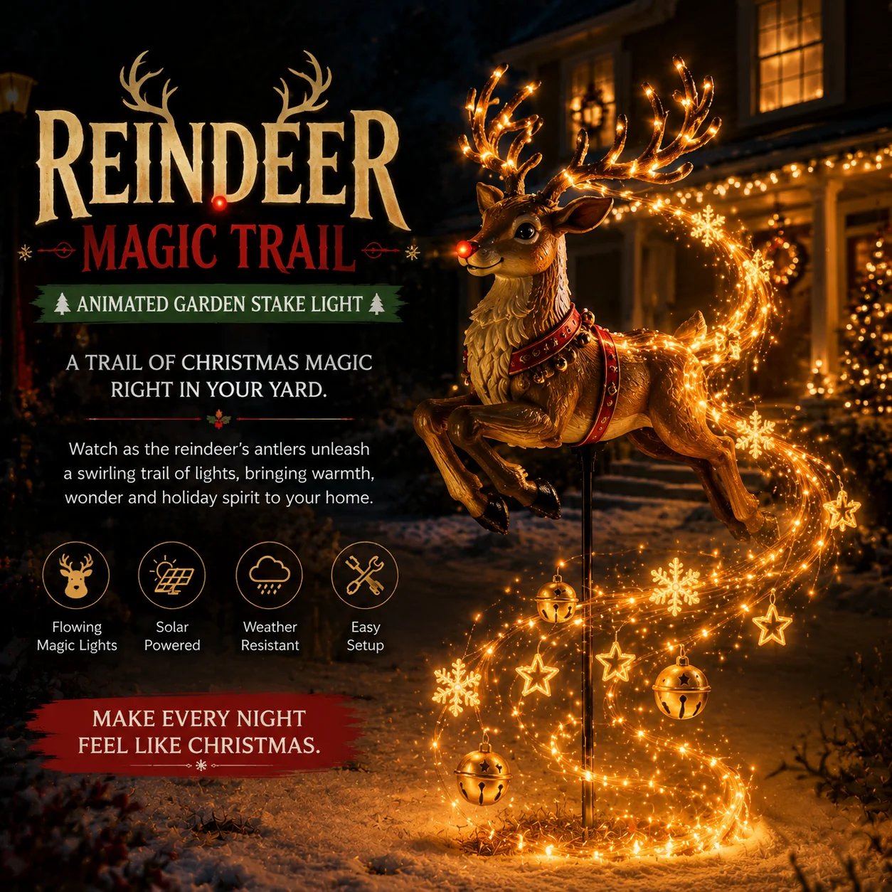 🎄49 % RABATT🎄✨ „Christmas Magic Garden“-Kollektion – Verwandeln Sie Ihren Garten mit zauberhaften, fließenden Lichtern in ein Winterwunderland