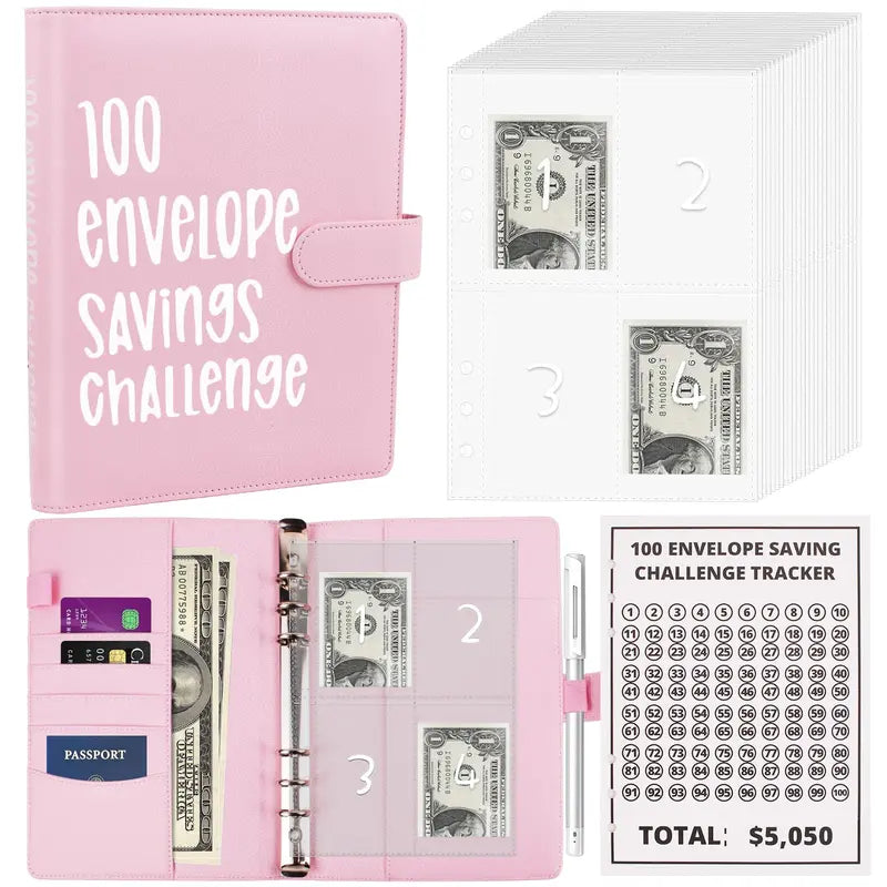 💰📒100 Envelopes Money Saving Challenge