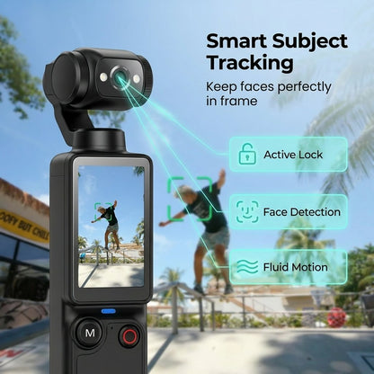 Xtra MuseTM Pro — 2.5K AI Pocket Camera with 180° Rotating Lens