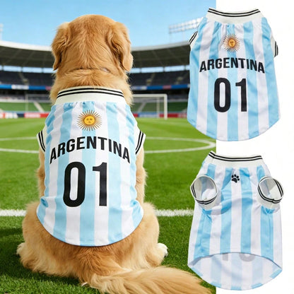 ⚽🐾 2026 North America Football Fan Pet Jersey