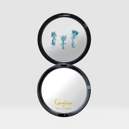 "Button Eyes" Compact Mirror