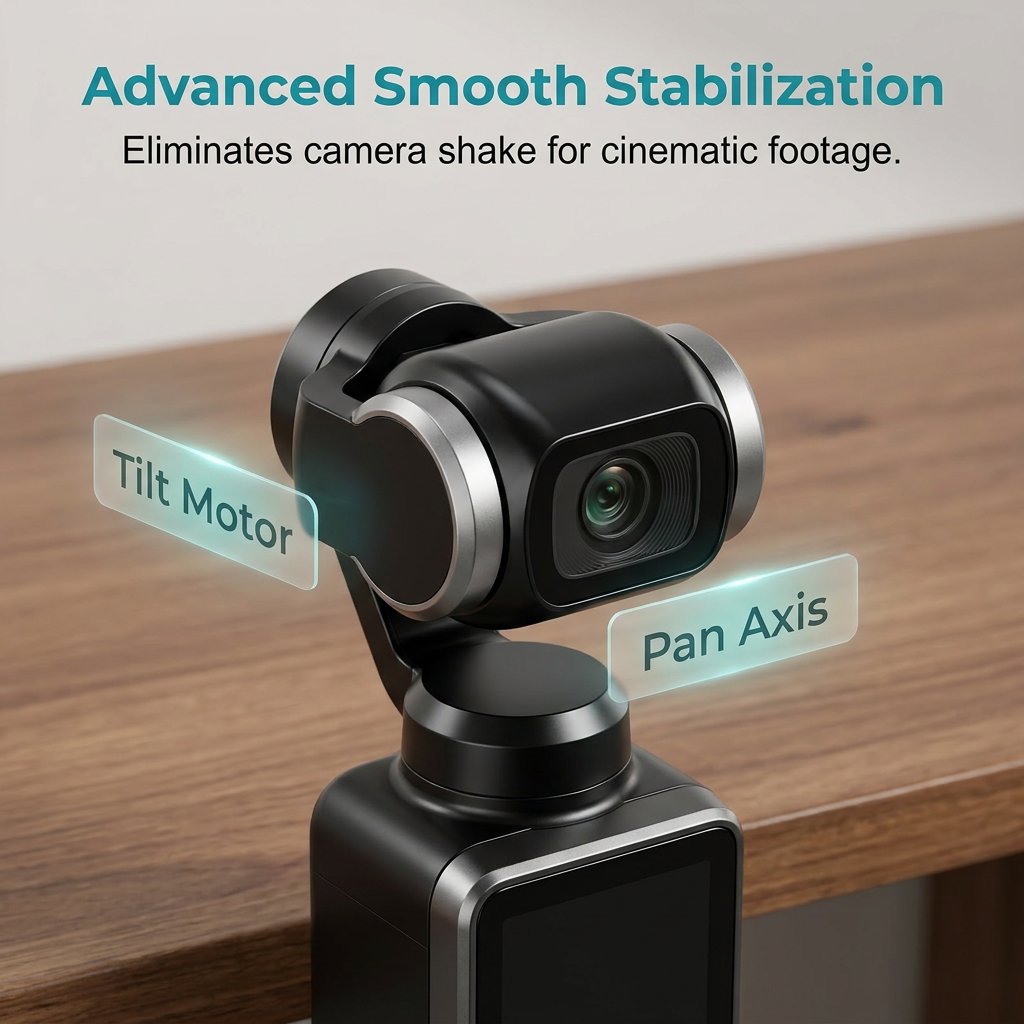 Xtra MuseTM Pro — 2.5K AI Pocket Camera with 180° Rotating Lens
