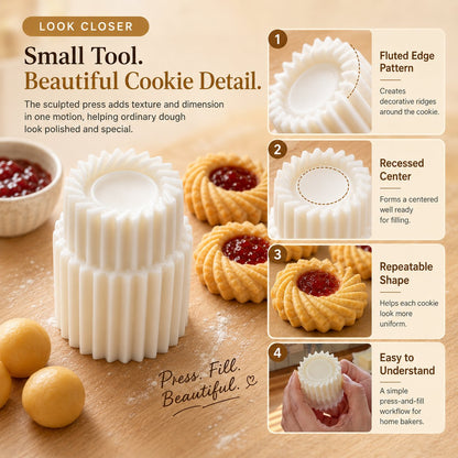 🔥 49% OFF – One Press for Beautiful Jam-Filled Cookies 🍪