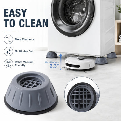 Anti-Vibration & Noise Reduction Washing Machine Foot Pads