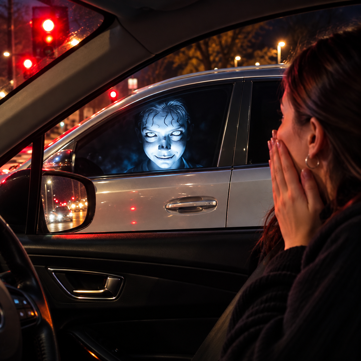 🎃 Halloween Car Window Projector – USB-Powered Spooky Ghost Projection for Cars & Halloween Nights