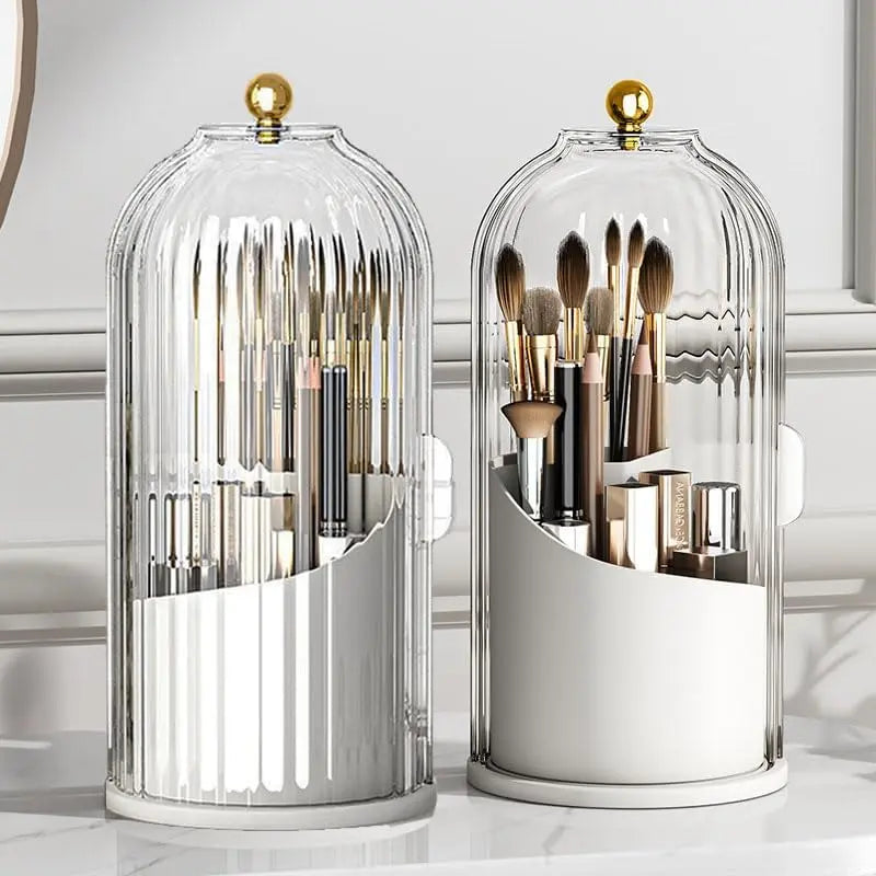 Modern Durable Acrylic Toothbrush Cup Holder with Cover