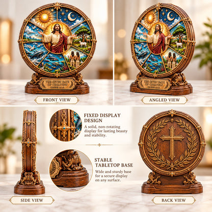 ✝️And God Created™ – The Seven Days of Creation 3D Biblical Art