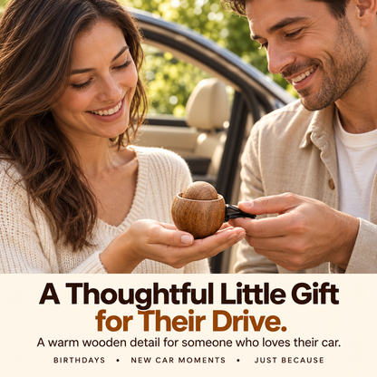 🚗🔥 50% OFF Wooden Car Vent Diffuser – Refillable Wood-Grain Aroma Holder, Stylish Car Interior Accessory, Limited-Time Deal!