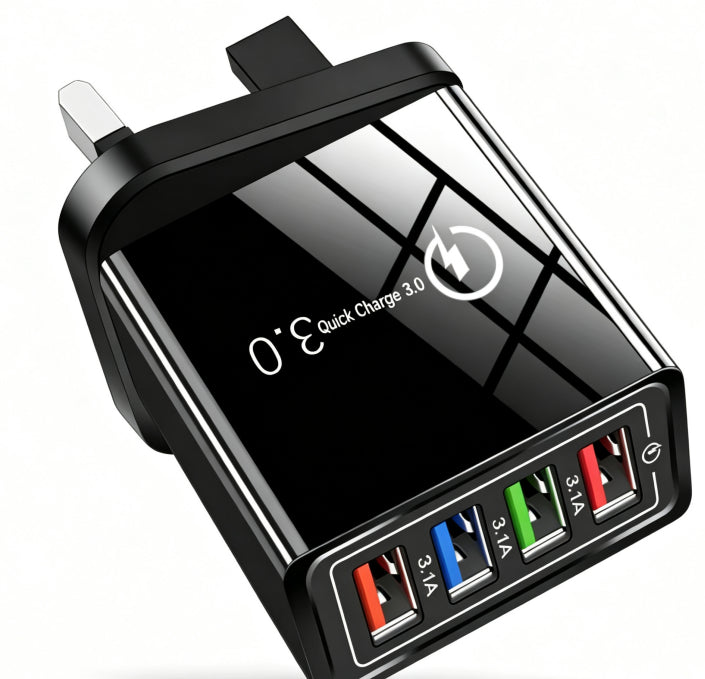 🔥 Limited-Time 50% OFF | The Charger Big Tech Hates | 4-Port Quick Charge 3.0 + Al Performance Boost