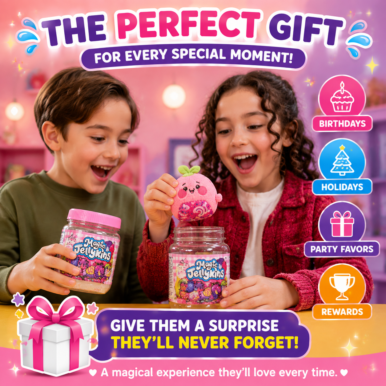 Magic Surprise Plush Jar 2026 – Cute Hidden Collectible Toy Gift For Kids
