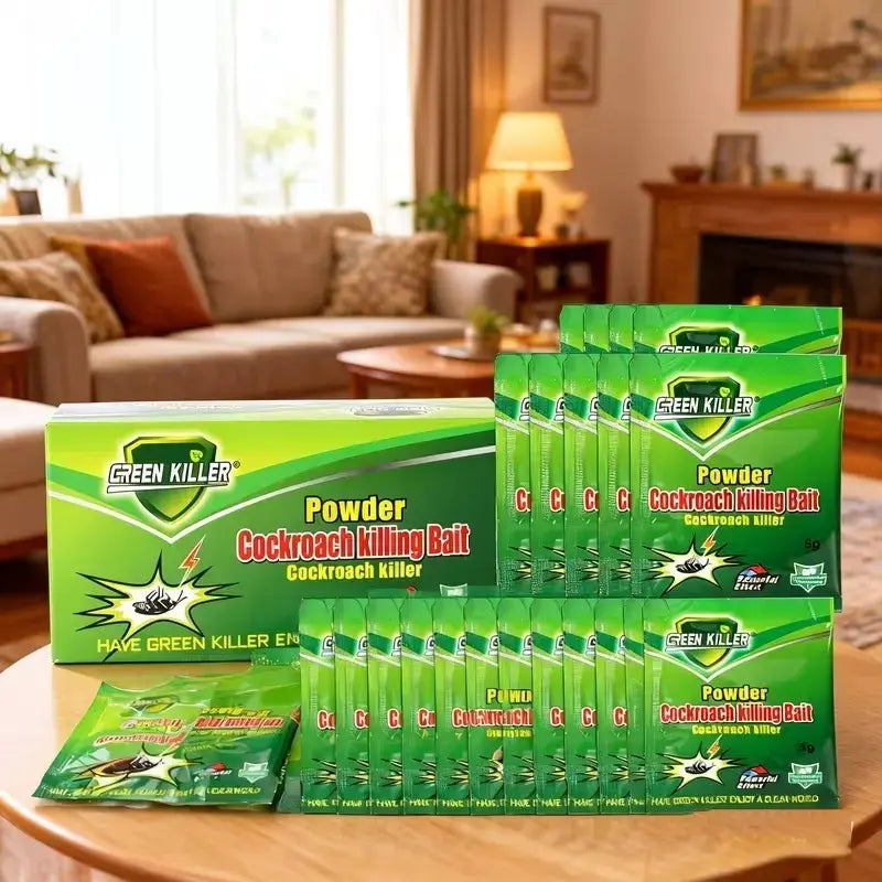 50-Packet High-Efficiency Cockroach Bait Powder