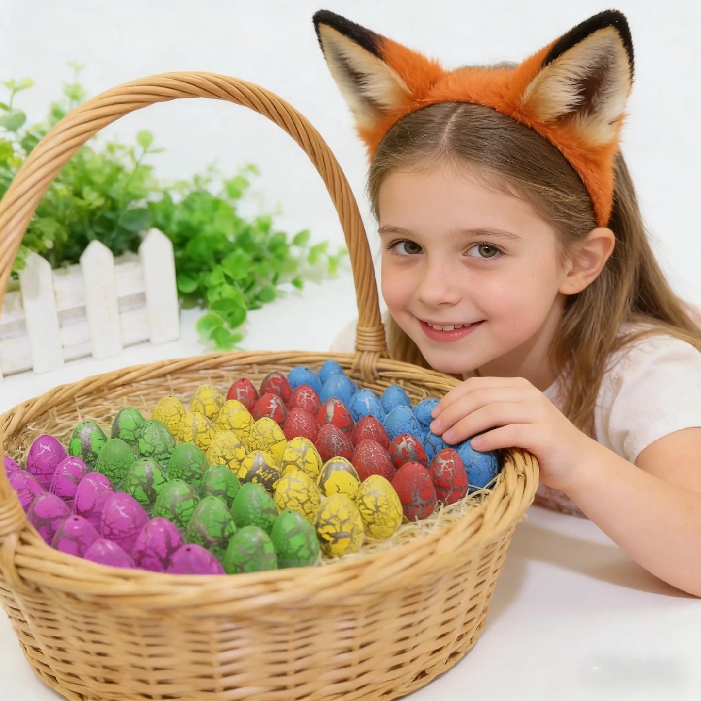 60PCS Dinosaur Eggs Hatching Toys for Kids Party Favors