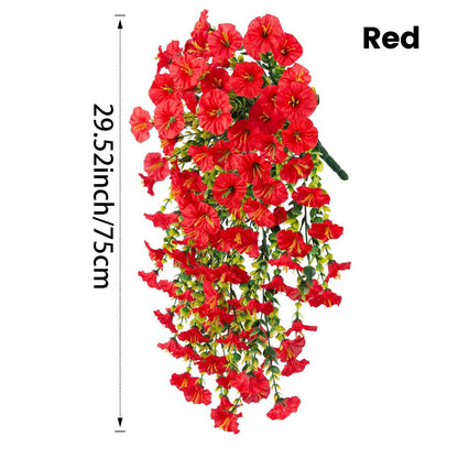 🌺 UV Resistant Hanging Artificial Morning Glory Vine 💖