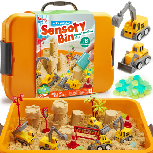 🦖 Kids Sensory Play Bin – Dinosaur, Space, Ocean & Halloween Activity Kit