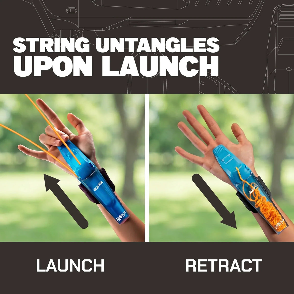 ⚡ 50% OFF⚡ | Rechargeable Wrist String Launcher Toy