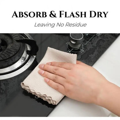 10-Count Vehicular Microfiber Reusable Cleaning Rags