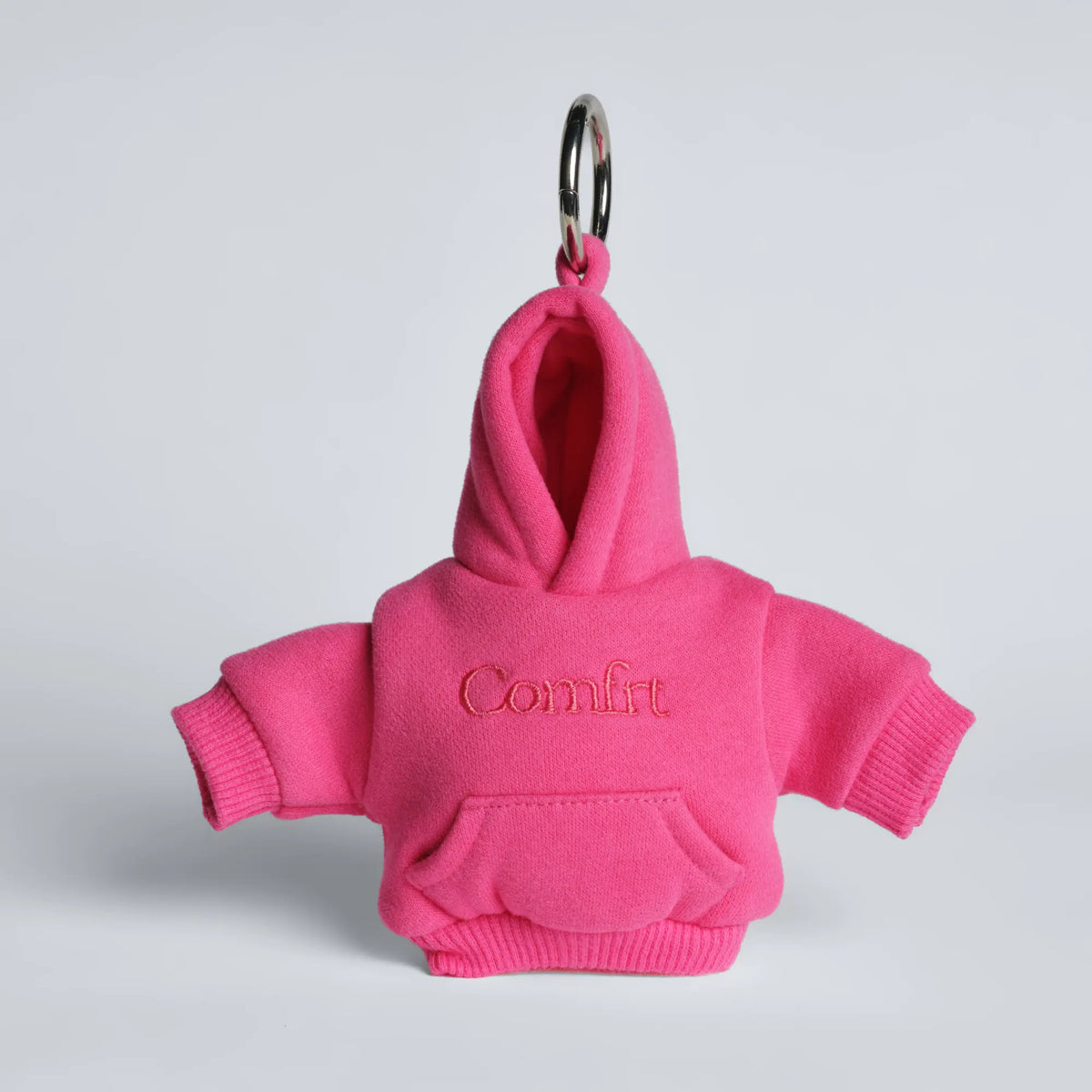 Comfrt | Hoodie Keychain | Miniature Stress Ball Hoodie Clip-On Keychain Charm