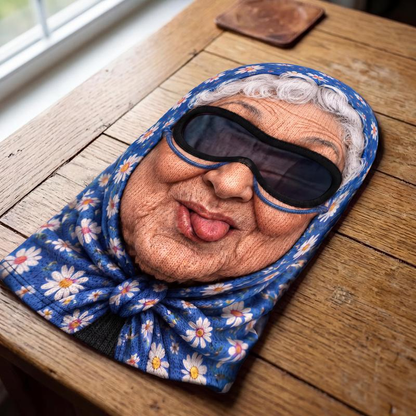 Funny Grandma Print Ski Mask