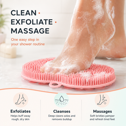 Shower Foot & Back Scrubber Massage Pad