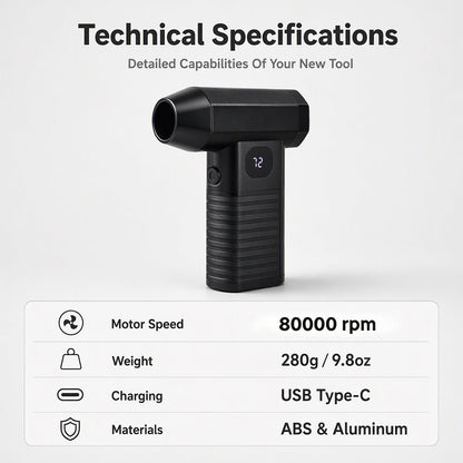 Handheld Wireless Mini High Speed Turbo Fan！！！