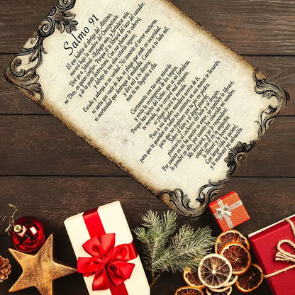 🙏 Psalm 91 Metal Wall Art | Christian Home Blessing Decor | Faith Inspired Scripture Sign