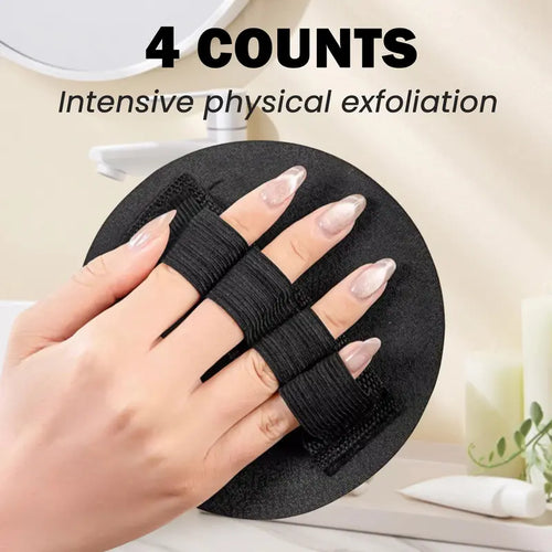 🧽4 Counts Soft Rubber Shower Scrubber
