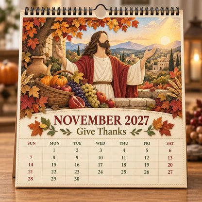✝️ 2027 Walking With Jesus Wall Calendar