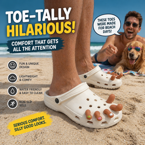 Funny Toe Charms🤣🦶(10 Pieces)