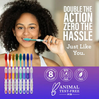 Floss Fusion Toothbrushes – 5 Pack