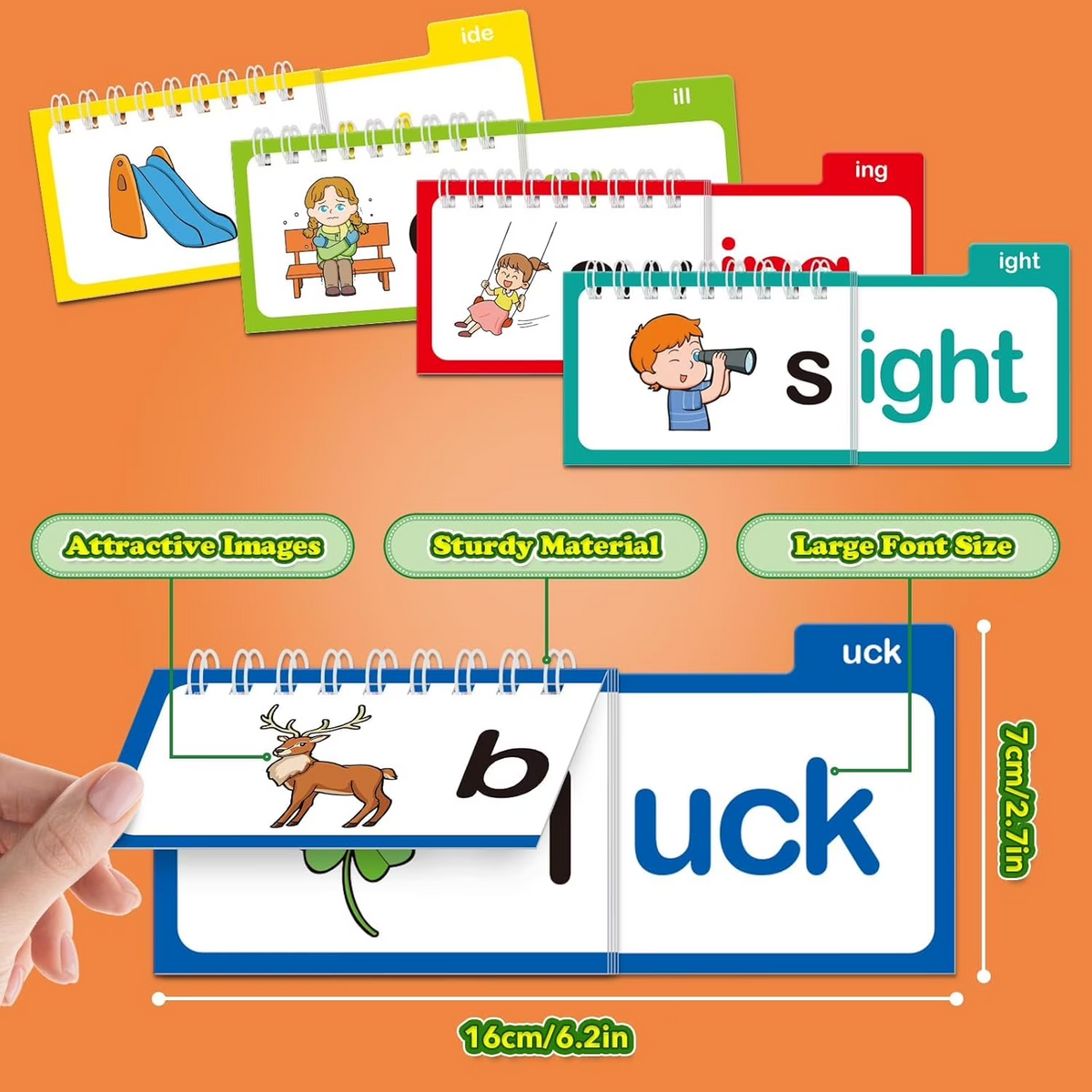 📚 50% OFF Kids Word Building Book – Interactive Phonics Activity Set For Early Reading & Vocabulary Learning
