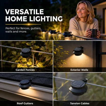 ⏳🔥LIMITED-TIME 49% OFF! ⏰Light Up Gutters, Fences & Garden Walls — Solar-Powered Outdoor LEDs With No Mains Wiring Needed 🏡✨