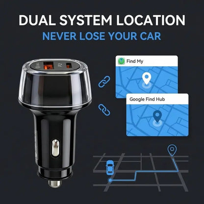 2-in-1 Smart Car Charger & Vehicle Tracker