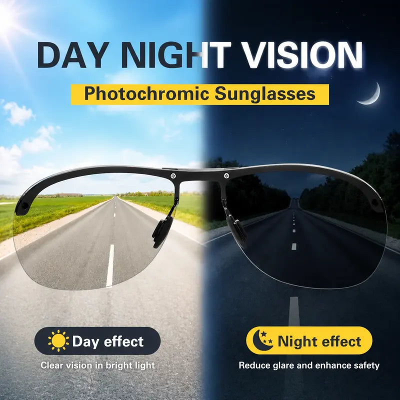 🕶️🌓Unisex Fashion Polarized Sunglasses, UV400 Anti Blue Light Sun Glasses for Photography Hiking Beach Outdoor