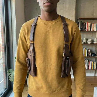 Premium Leather Crossbody & Underarm Bag – Adjustable & Unisex
