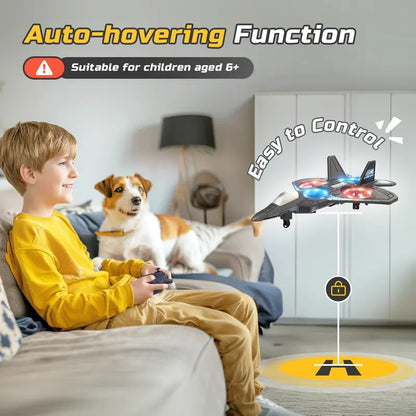 Colorful LED Stunt Fighter Jet Drone