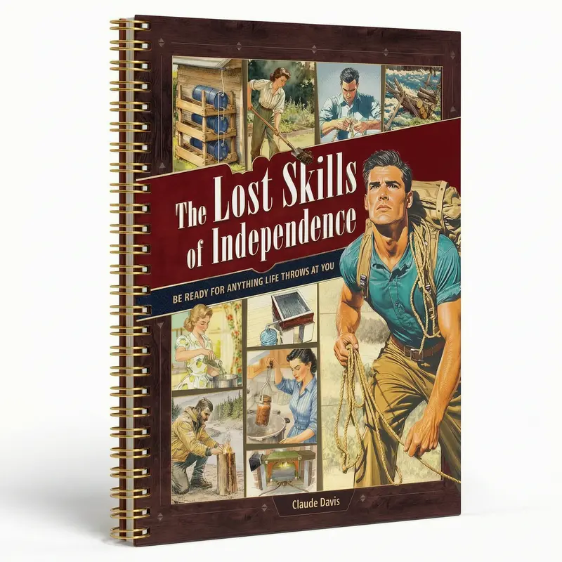 📖The Lost Skills of Independence Book | 200 Life-Saving Skills for Home Projects, Survival, Emergencies, Food Preservation, Herbal Remedies, Mindset, and More
