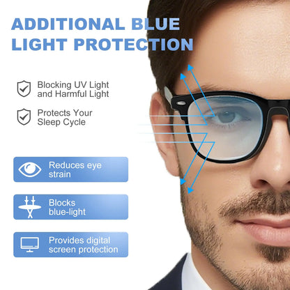 2026 New 1/2 Pack Blue Light Eyeglasses for Men & Women