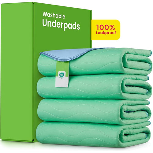 🛡️Reusable Heavy Absorbency Bed Pads | Waterproof Leakproof Underpad for Kids, Adults & Pets