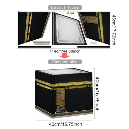 🕋Kaaba 3d vision Simulation Wall Stickers-✨ Waterproof, Self-Adhesive