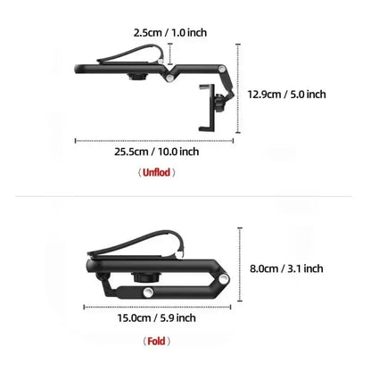 Car Phone Mount - Long Adjustable Arm, 360° Rotatable Anti-Scratch Secure Clamp