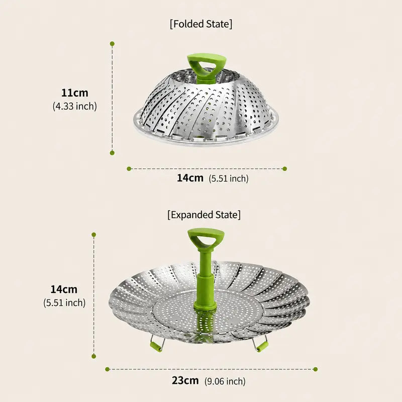 Stainless Steel Vegetable Steamer Basket
