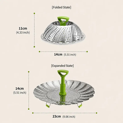 Stainless Steel Vegetable Steamer Basket