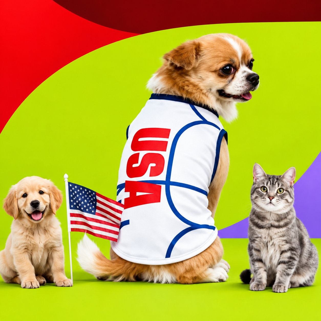 ⚽🐾 National Team Inspired Pet Jersey – Stylish Football Fan Apparel for Dogs & Cats