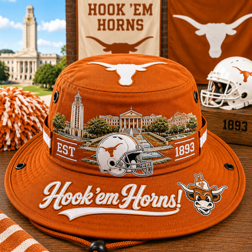 🇺🇸 Last Day Promo: 49% OFF🤘🐂Hook 'em Horns Boonie Hat🏈