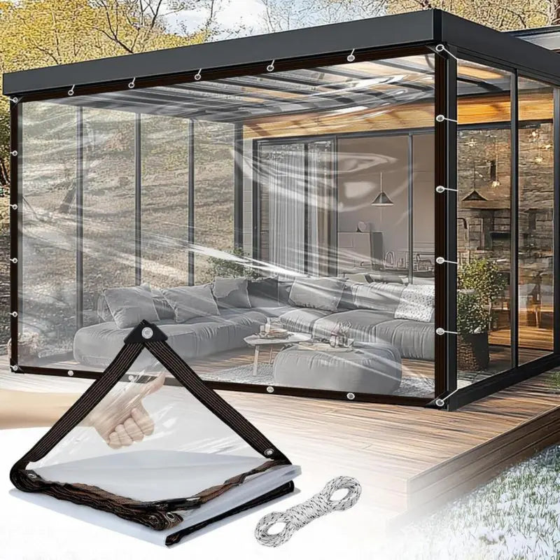 7*10FT Waterproof Clear Tarp