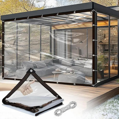 7*10FT Waterproof Clear Tarp