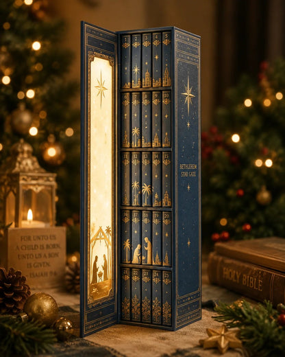 ✝️Bethlehem Star Gate – 25-Day Christian Christmas Advent Calendar with Mini Bible Story Books📚